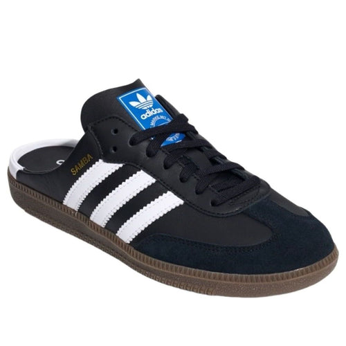 (WMNS) Adidas Samba Mules 'Black White'