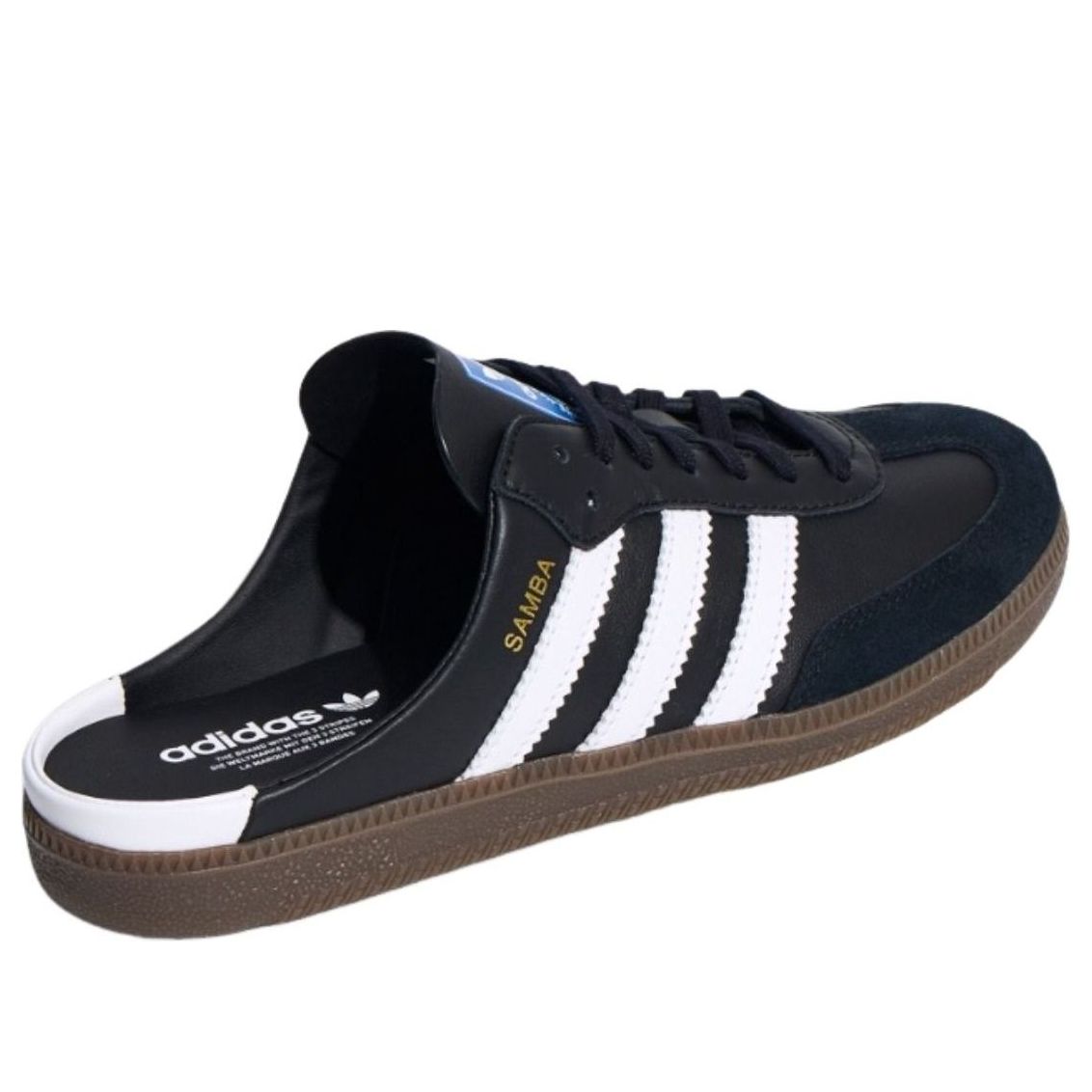 (WMNS) Adidas Samba Mules 'Black White'