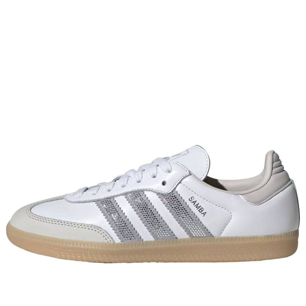 (WMNS) Adidas Samba OG 'White Silver Metallic'