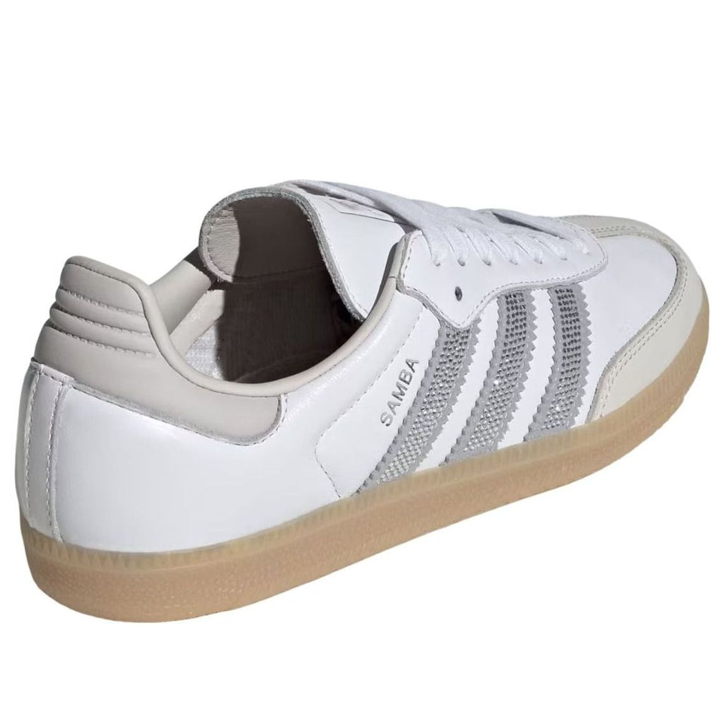 (WMNS) Adidas Samba OG 'White Silver Metallic'