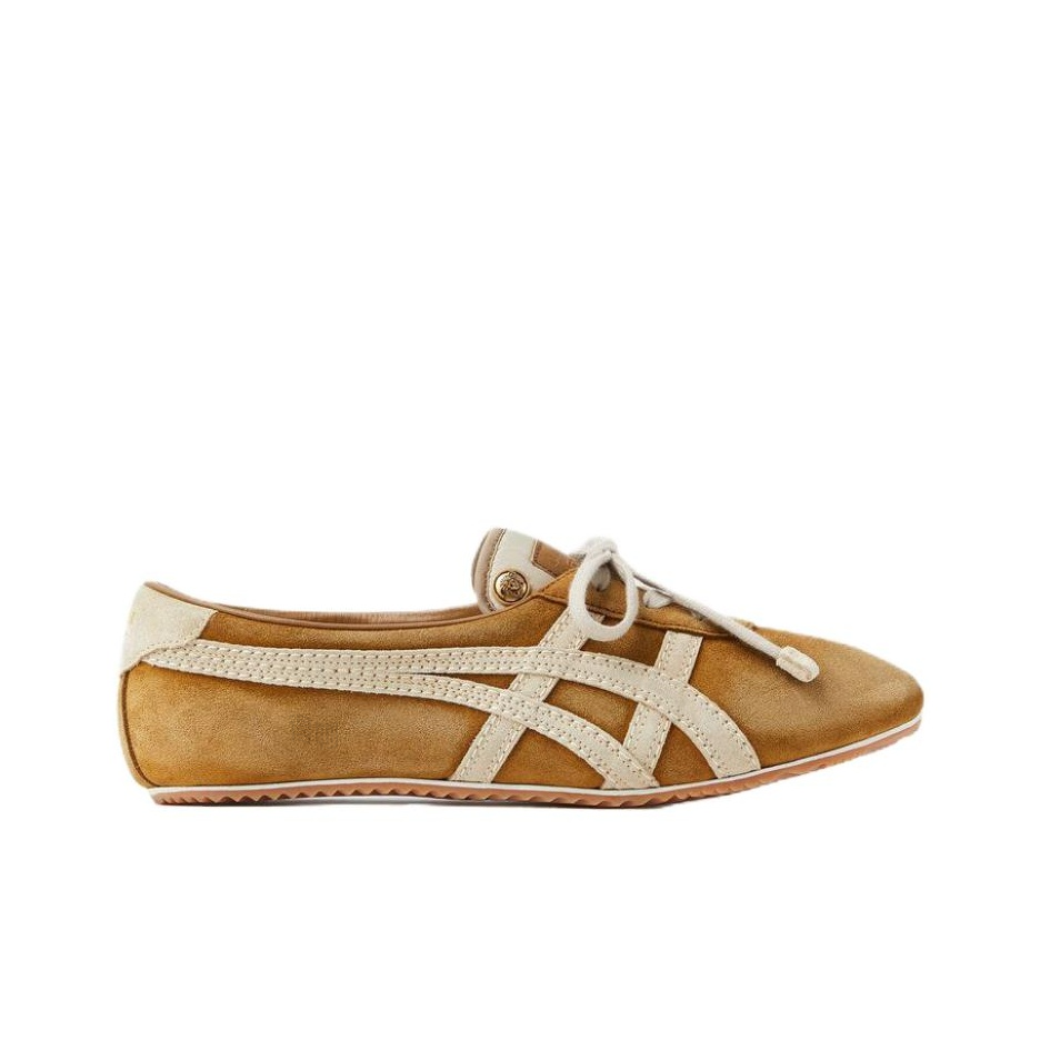 VERSACE × Onitsuka Tiger Tai-Chi Sakura – Leather & Suede Sneaker | Brown | Men’s | 1024594-1A17741