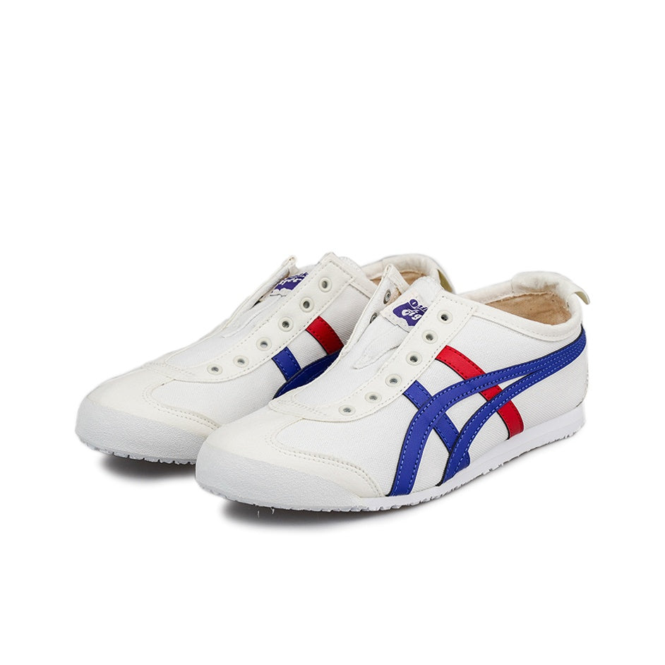 Onitsuka Tiger Mexico 66 Slip-On – Canvas Lifestyle Sneaker | White / Gold | 1183B475-100
