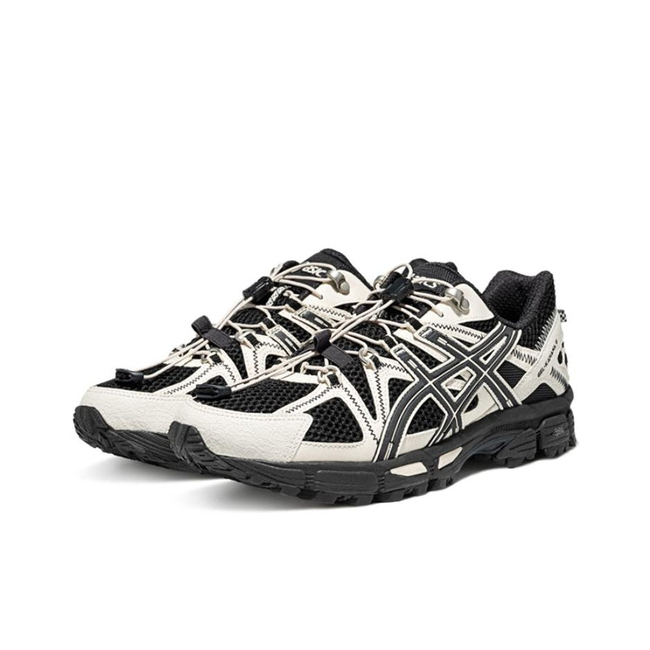 ASICS Gel-Kahana 8 FL Outdoor Casual Trail & City Running Shoe – Black/White (Unisex)