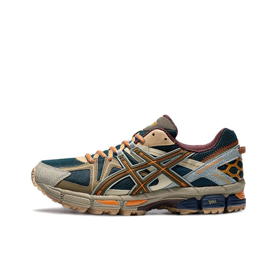 ASICS Gel-Kahana 8 Versatile Running Shoe – Navy/Brown (Unisex)