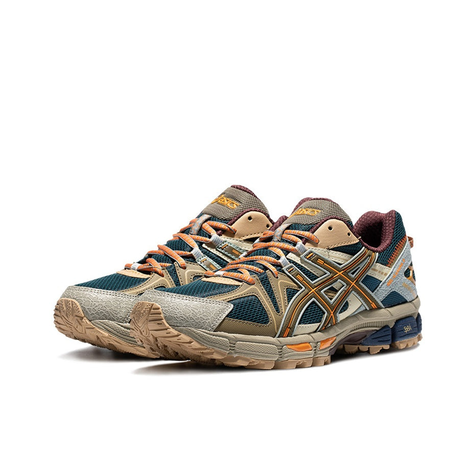 ASICS Gel-Kahana 8 Versatile Running Shoe – Navy/Brown (Unisex)