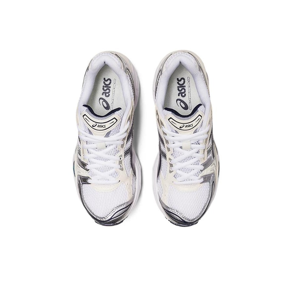 ASICS Gel-Kayano 14 Retro Running Shoe – Women's White/Black/Silver