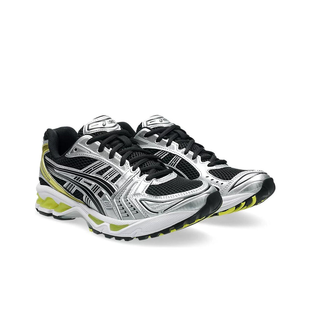 ASICS Gel-Kayano 14 Casual Running Shoe – Unisex Silver/Black/Green