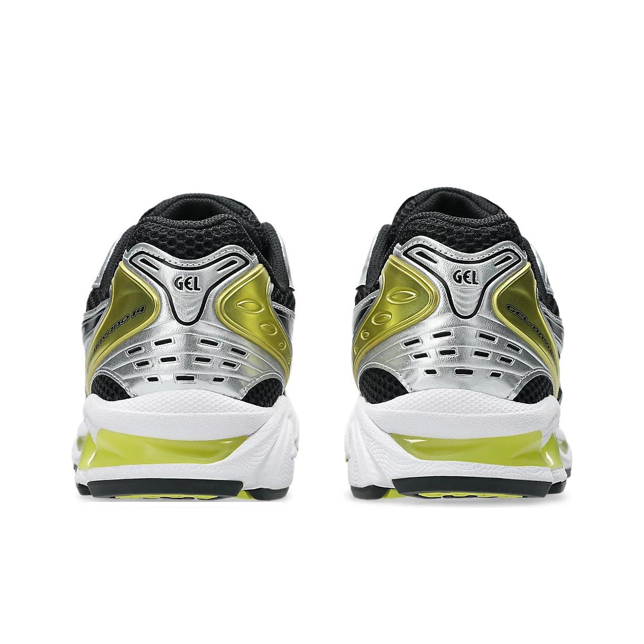 ASICS Gel-Kayano 14 Casual Running Shoe – Unisex Silver/Black/Green