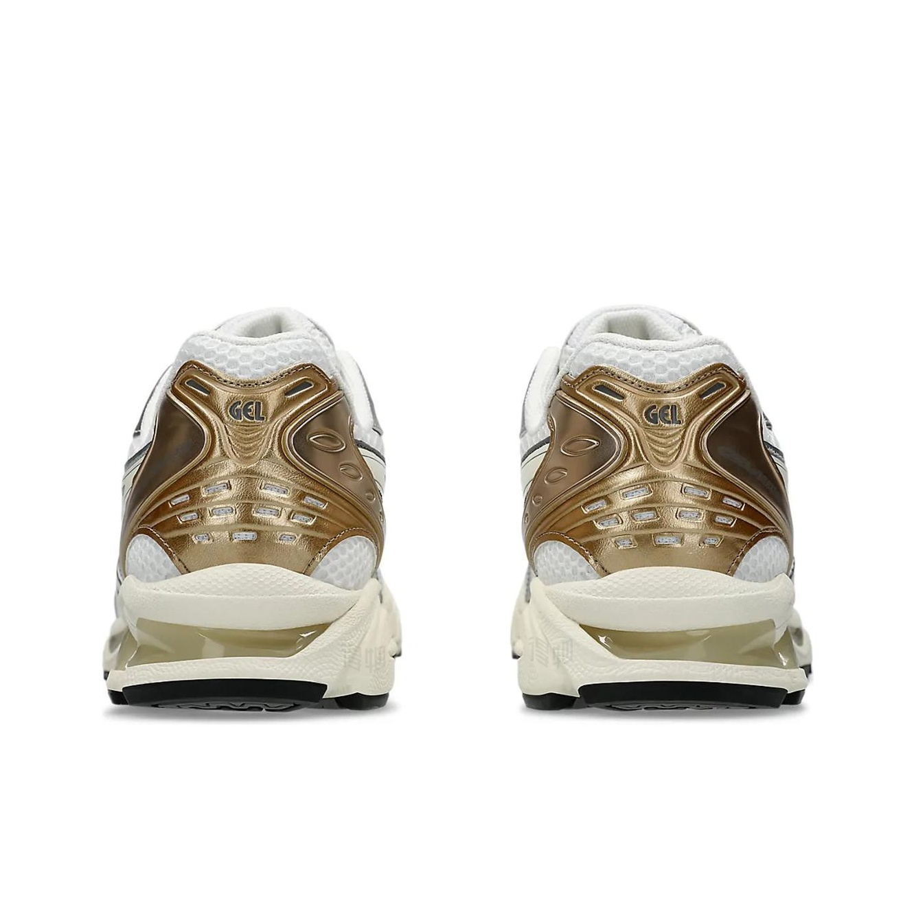 ASICS Gel-Kayano 14 Casual Running Shoe – Unisex Gold/Silver/White
