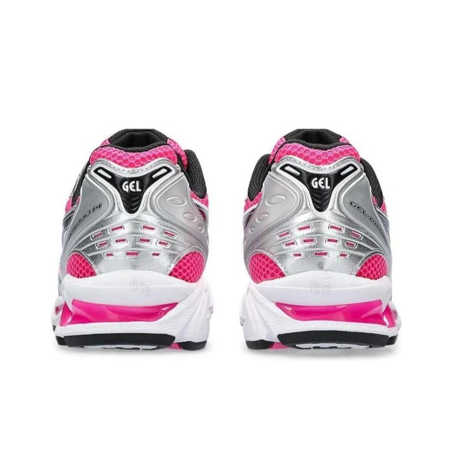 ASICS Gel-Kayano 14 Running Shoe – Unisex Silver/Pink/Black