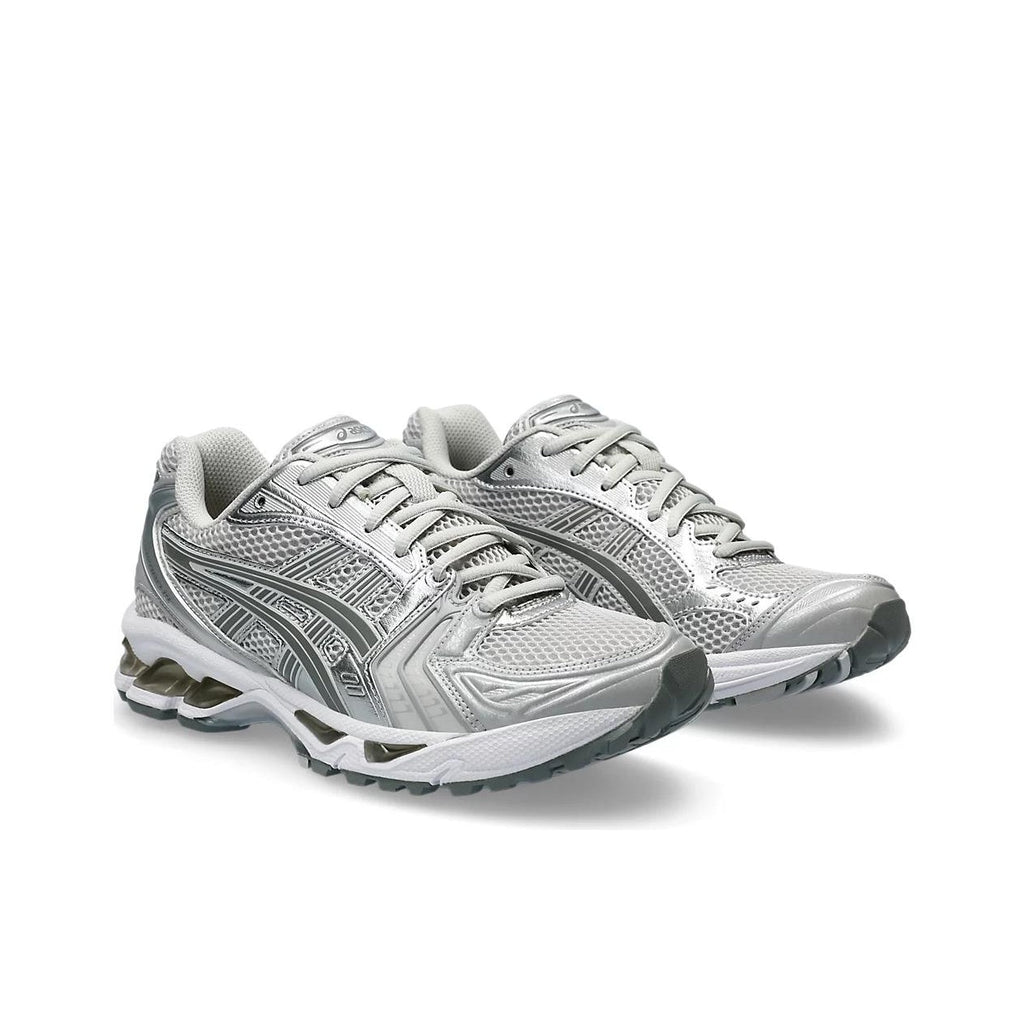 ASICS Gel-Kayano 14 Marathon Running Shoe – Unisex Silver/Grey