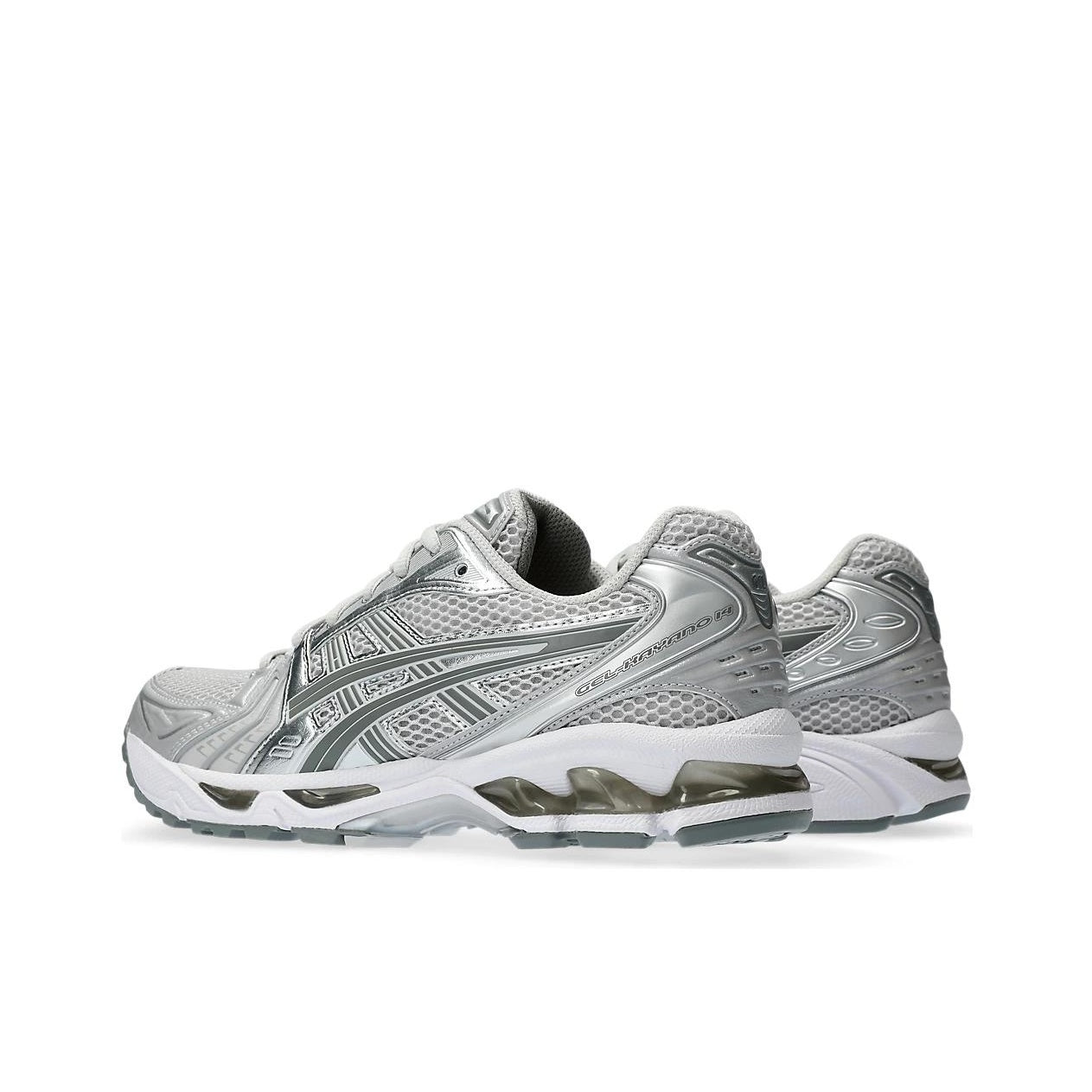 ASICS Gel-Kayano 14 Marathon Running Shoe – Unisex Silver/Grey