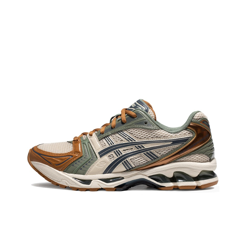 ASICS Gel-Kayano 14 RE Unisex Retro Low-Top Lifestyle Sneaker – Green/Brown