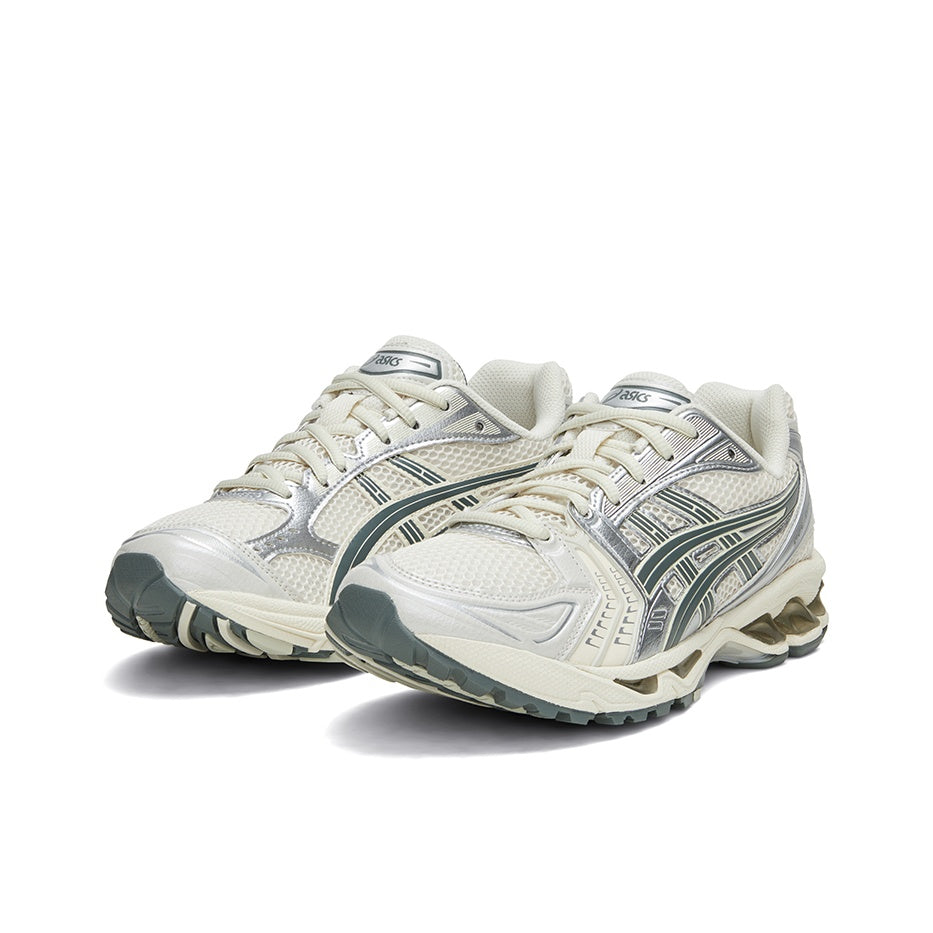 ASICS Gel-Kayano 14 Unisex Y2K Futuristic Low-Top Lifestyle Sneaker – Silver/White