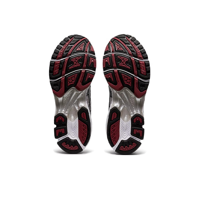 ASICS Gel-Kayano 14 Unisex Low-Top Casual Running Sneaker – Silver/White