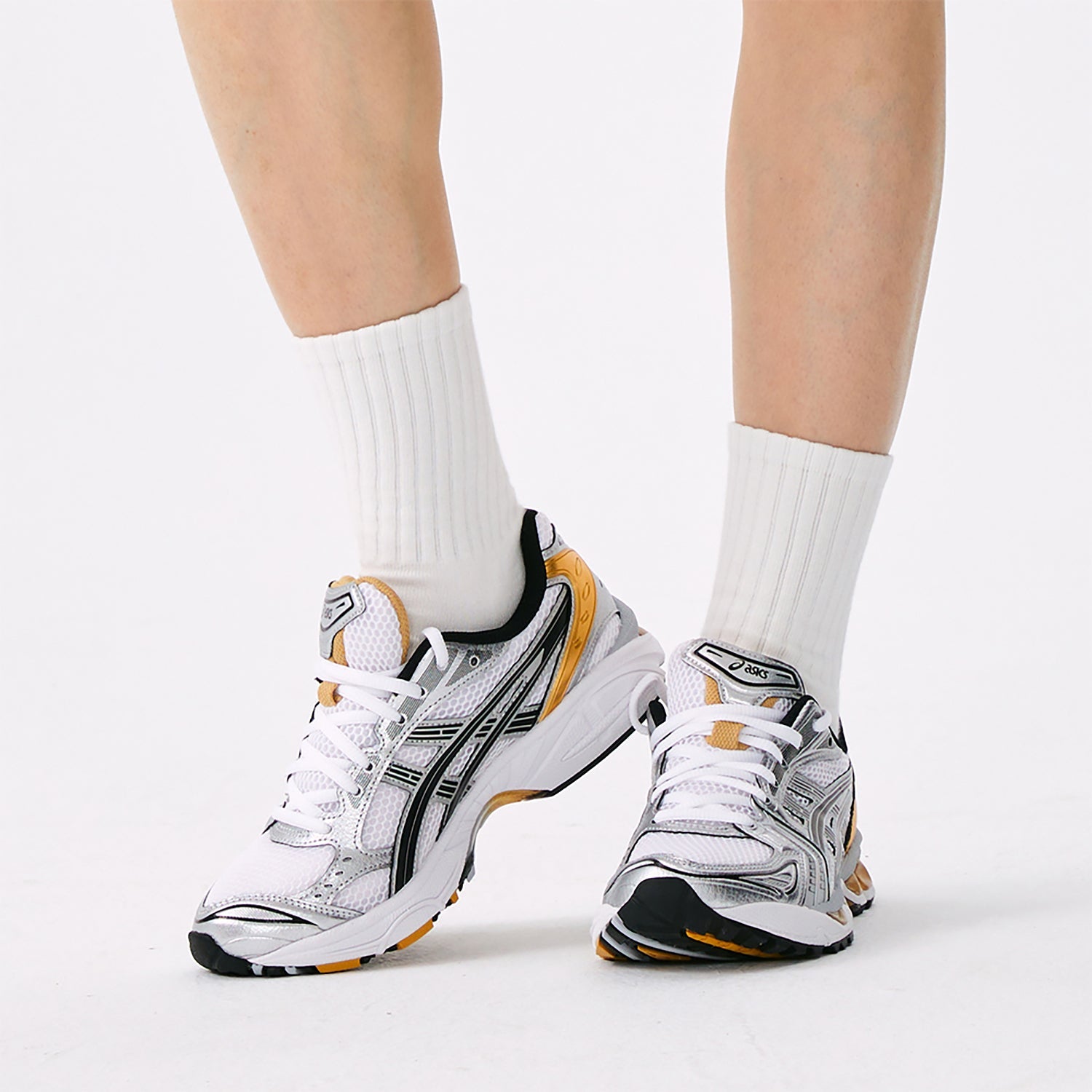 ASICS Gel-Kayano 14 Gold Silver Black Unisex Retro Lifestyle Sneaker