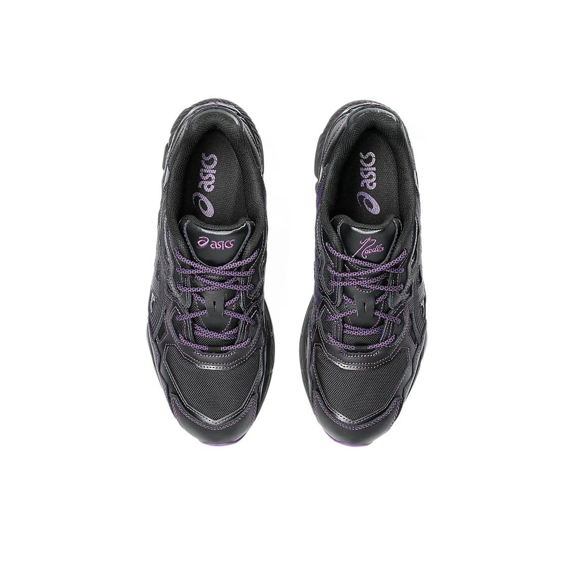 Needles x ASICS GEL-NYC Black Purple Unisex Low-Top Leather Lifestyle Sneaker