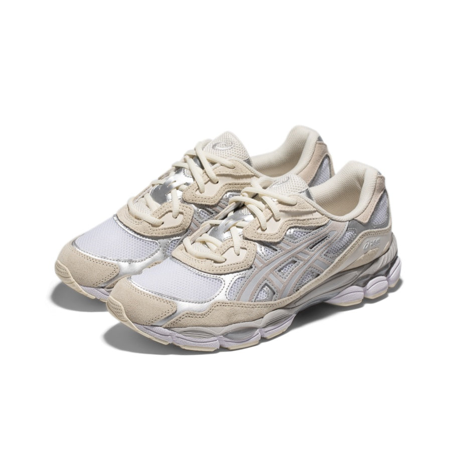 ASICS GEL-NYC Grey White Unisex Low-Top Suede Mesh Lifestyle Sneaker