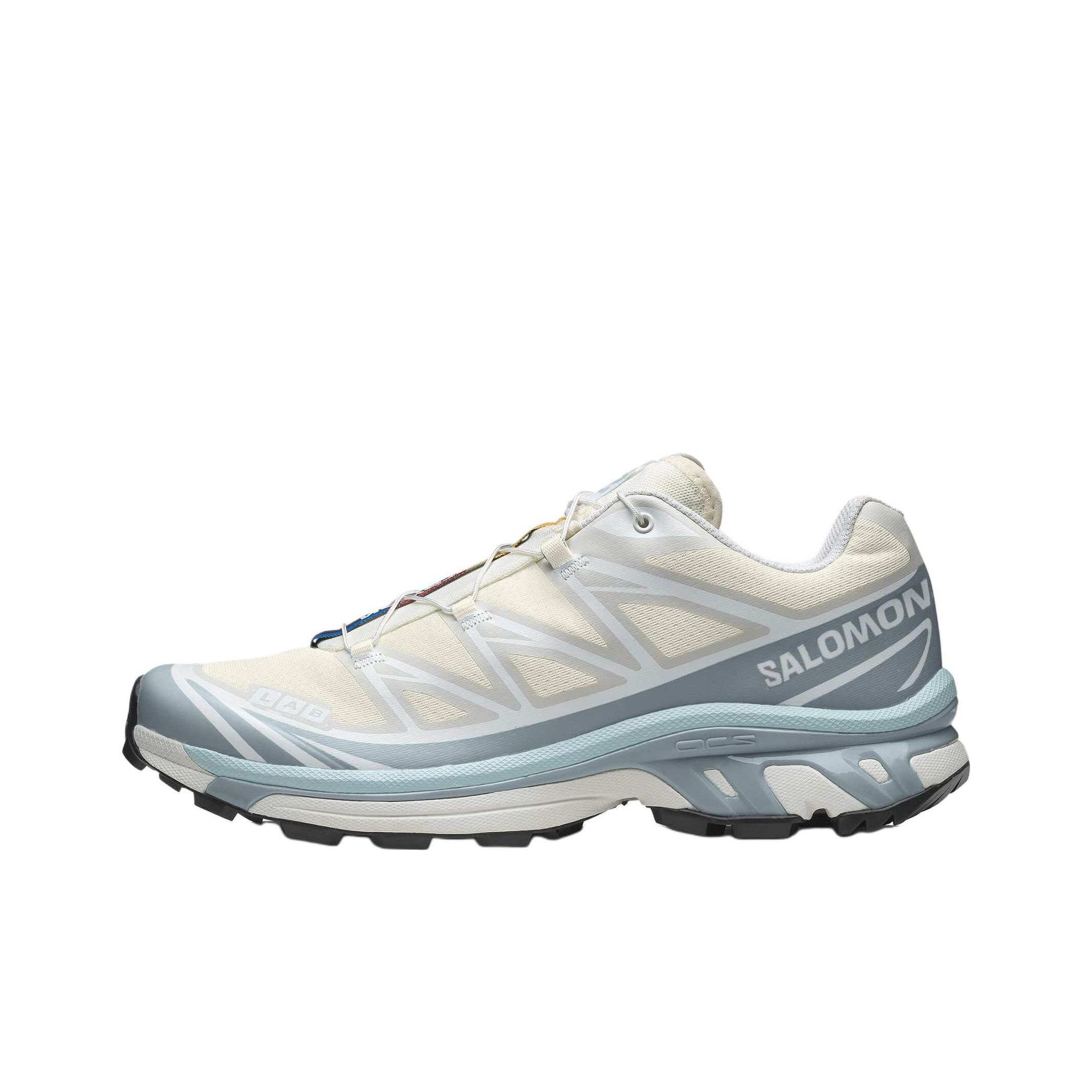 SALOMON XT-6 Low-Top Trail & Urban Running Shoes – Unisex Cream White | SKU: L47738500