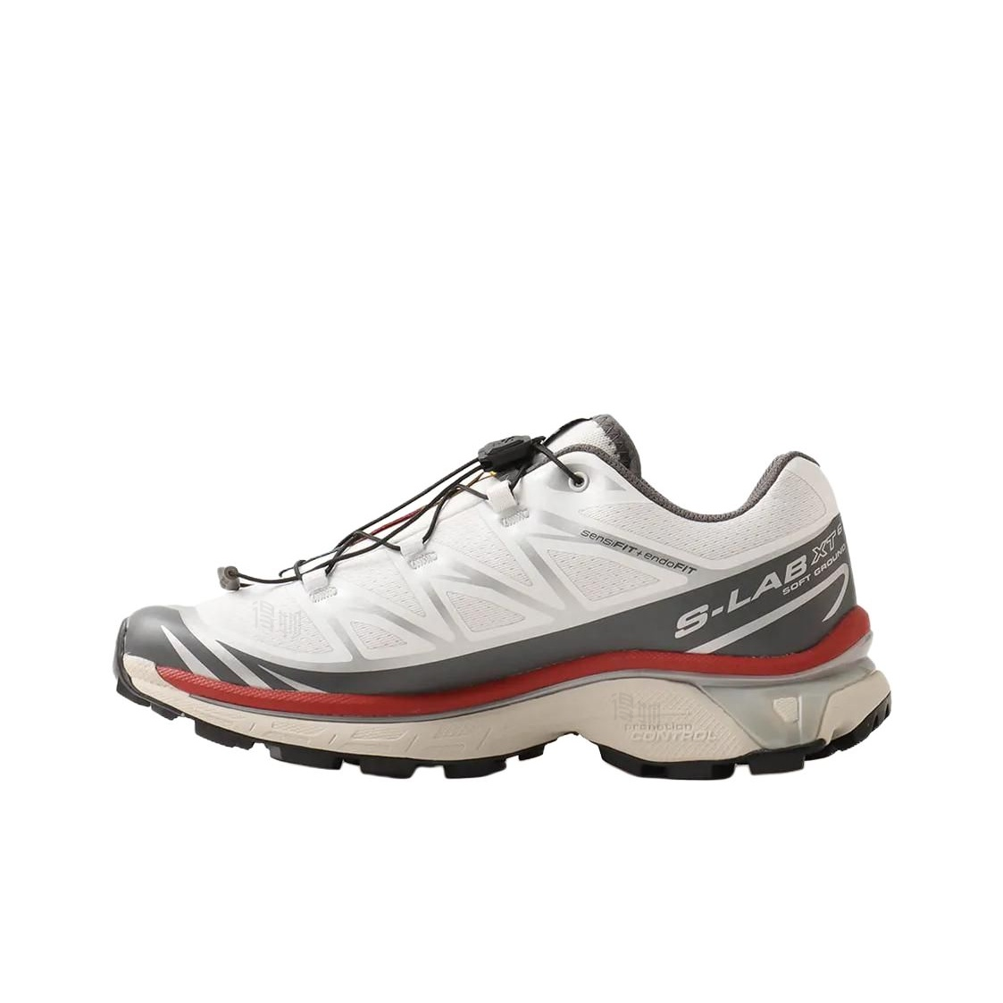 Salomon XT-6 Running Sneaker – Unisex | White/Grey/Red