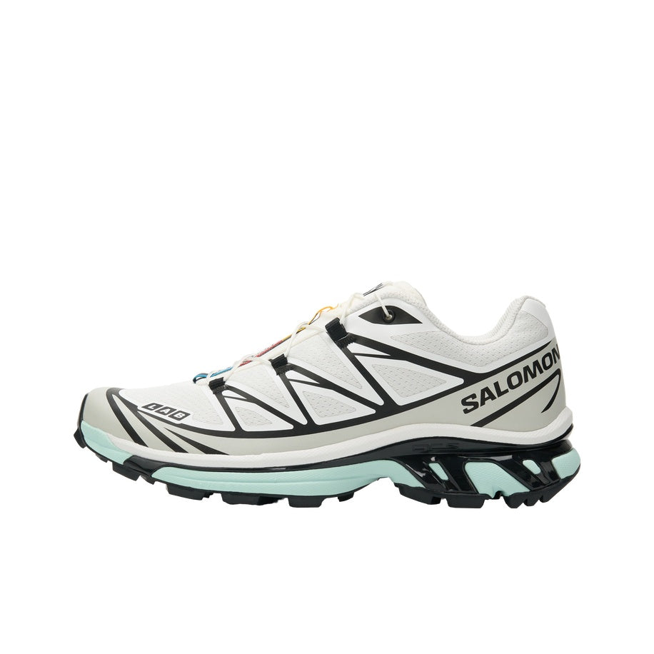 Salomon XT-6 RECUT Unisex Low-Top Trail Sneaker – White / Grey / Ice Blue