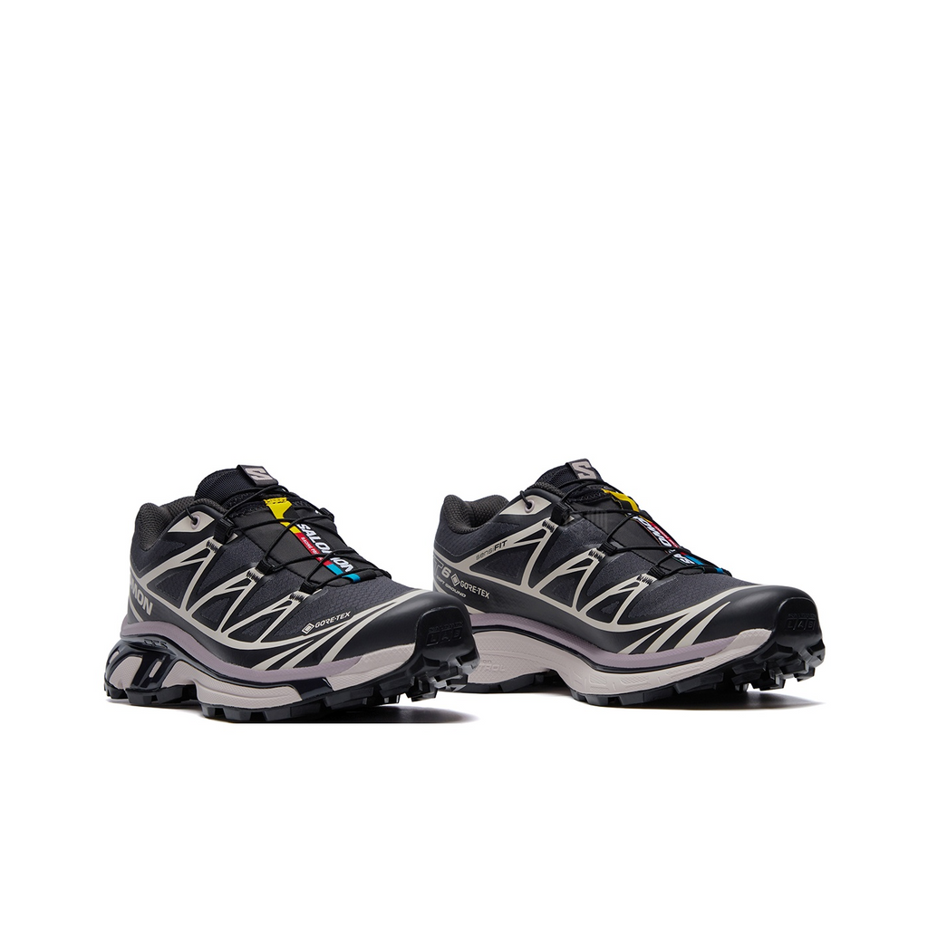 Salomon XT-6 GTX Unisex Low-Top Running Sneaker – Black / Cream