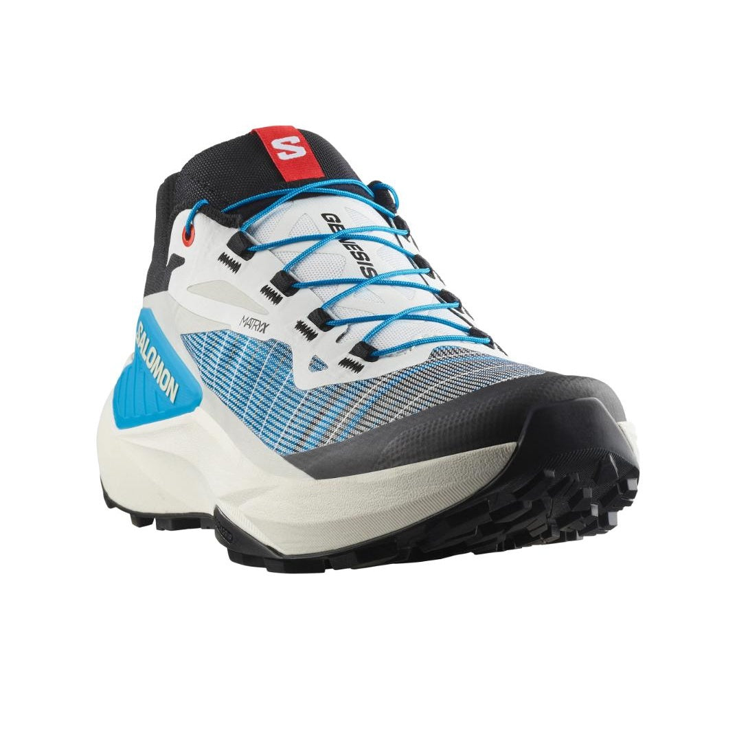 Salomon Genesis Low-Top Trail Running Shoe – Men's | White / Blue