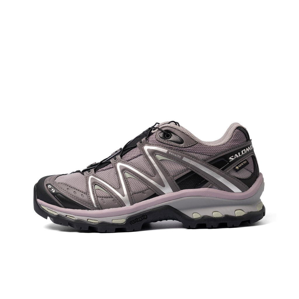 Salomon XT-Quest GTX Low-Top Casual Running Shoe – Unisex | Gull Grey / Brown / Black