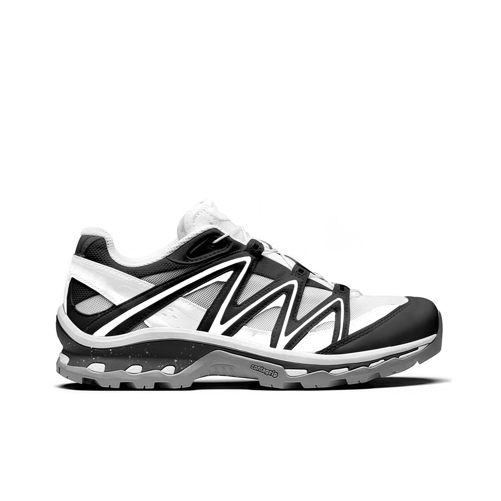 Salomon XT-Quest Low-Top Running Shoe – Unisex | Black / White / Grey