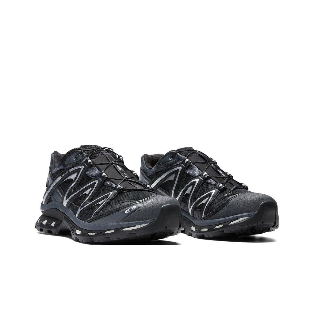 Salomon XT-Quest GTX Low-Top Hiking Shoe – Unisex | Black / Ebony / Metallic Silver