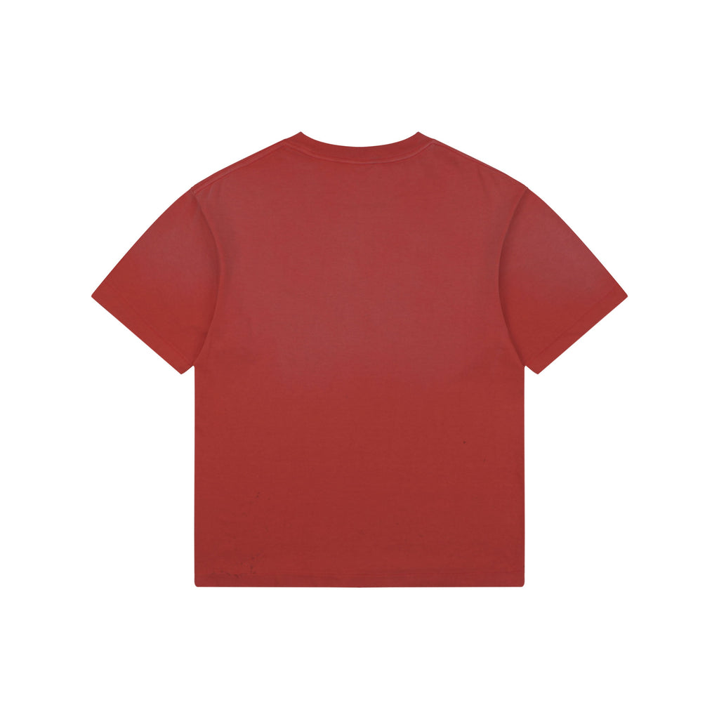 Saint Michael Cloud Lightning Letter Print Short Sleeve Tee