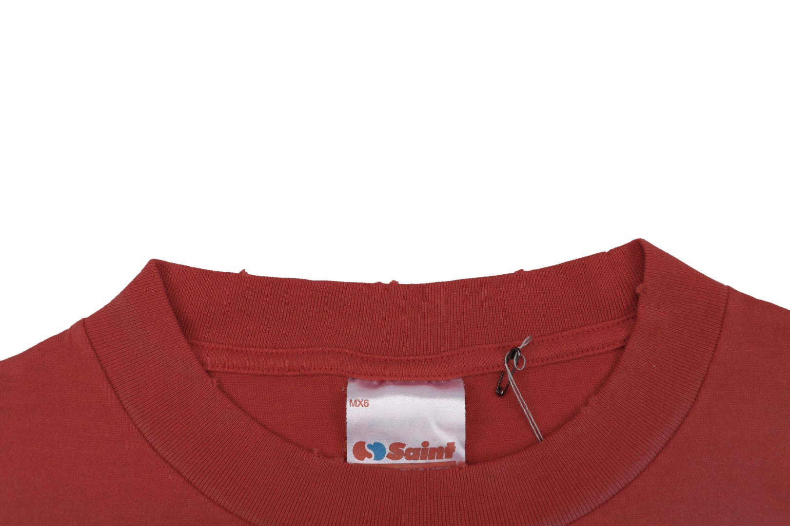 Saint Michael Cloud Lightning Letter Print Short Sleeve Tee