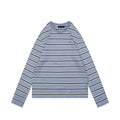 Prada Lavender Multi-Stripe Long Sleeve Tee