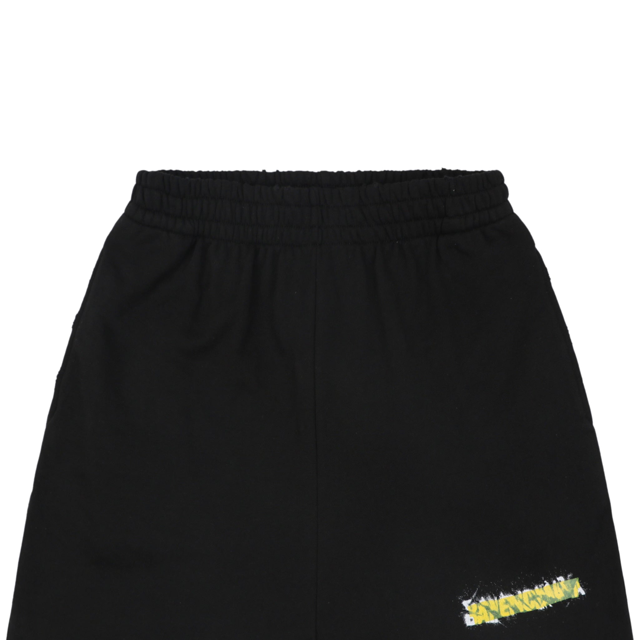 Balenciaga Tape Blurred Letter Print Shorts