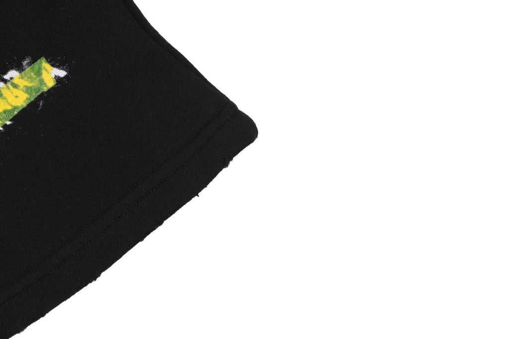 Balenciaga Tape Blurred Letter Print Shorts