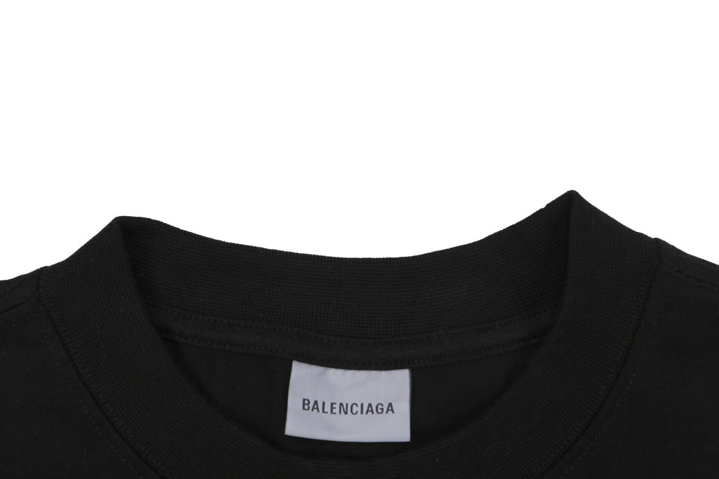 Balenciaga Sunglasses Portrait Print Short Sleeve Tee