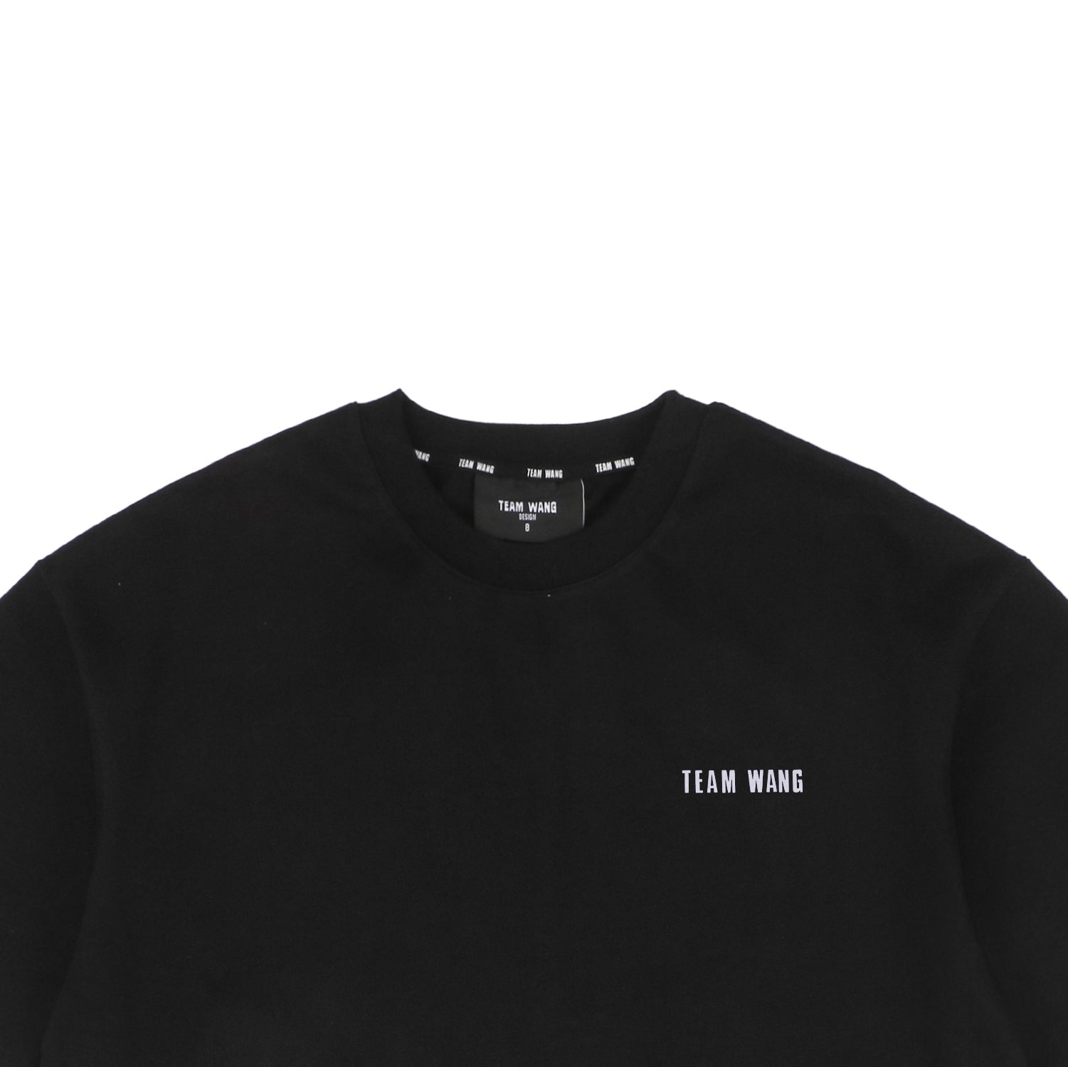 TEAM WANG 24SS Inaugural Reflective Lettering Print Short Sleeve Tee