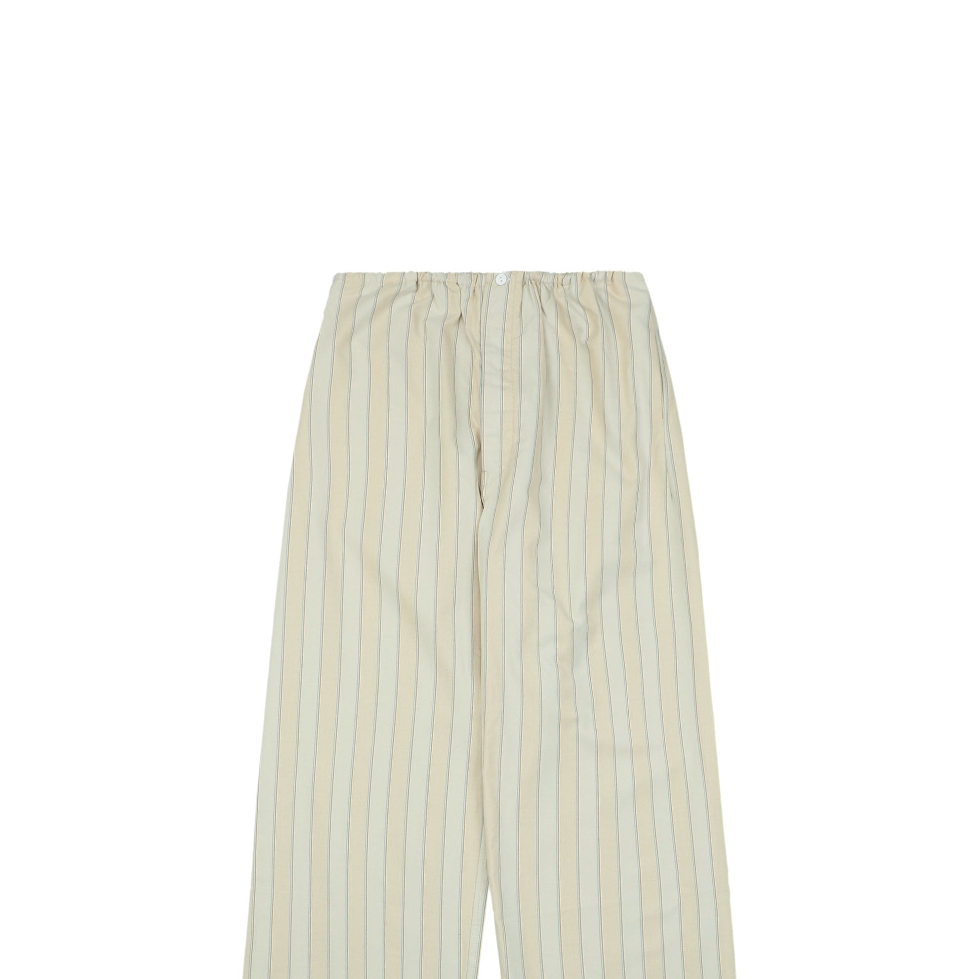 Maison Margiela Vertical Stripe Trousers — Cream