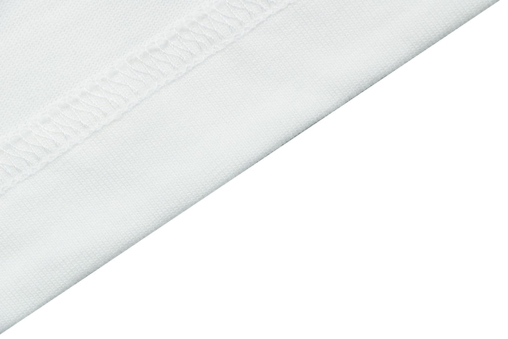 Dior Oversized Bee Signature Script Embroidered Short Sleeve Tee — White