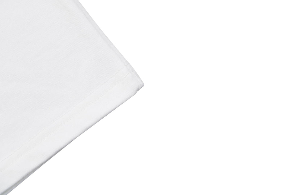 BAPE Empire Military Ape Head Badge Print Short Sleeve Tee — White
